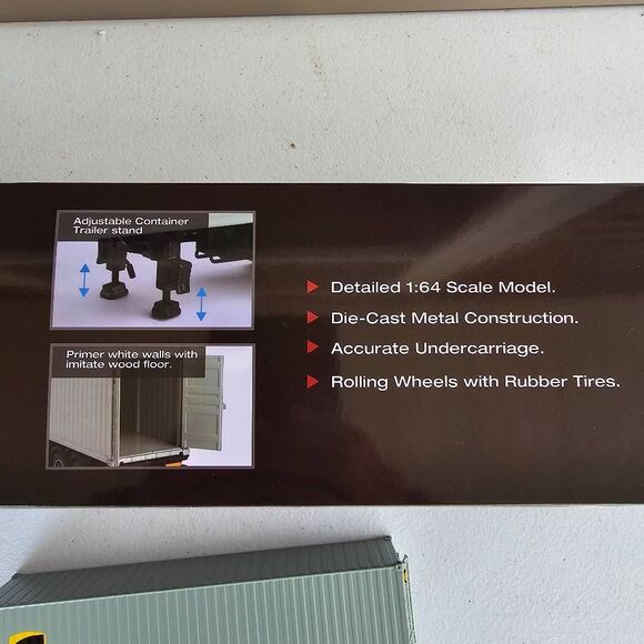 Mini GT 1:64 Mercedes-Benz Actros UPS Europe w/ 40ft Container MGT00705L - Picture 10 of 11